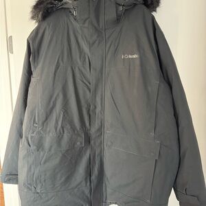 Columbia Charcoal Hooded Parka